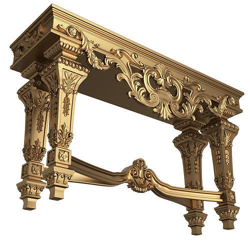 Classic Furniture Collection Low-poly 3D model 7