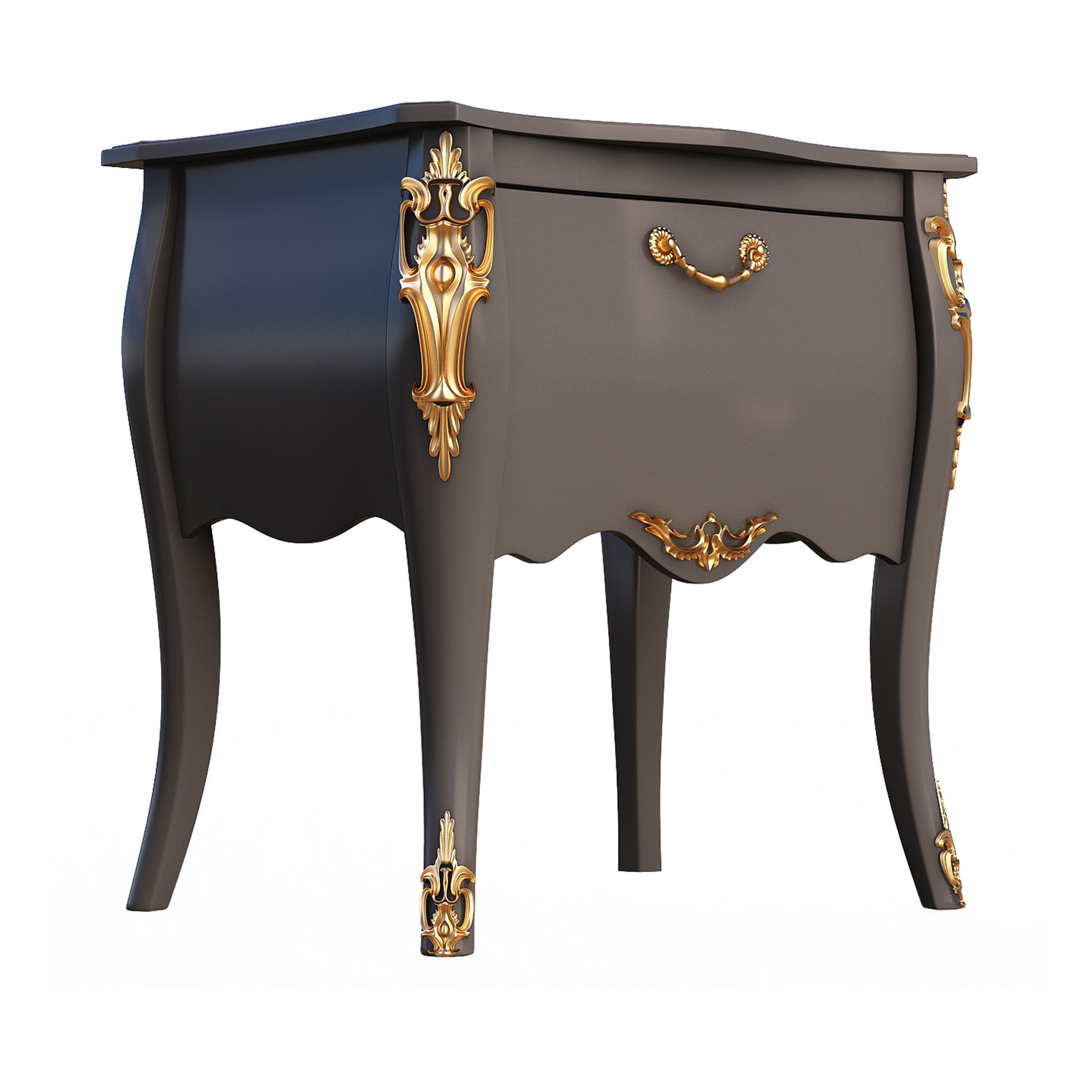 Classic Furniture Collection Low-poly 3D model_16