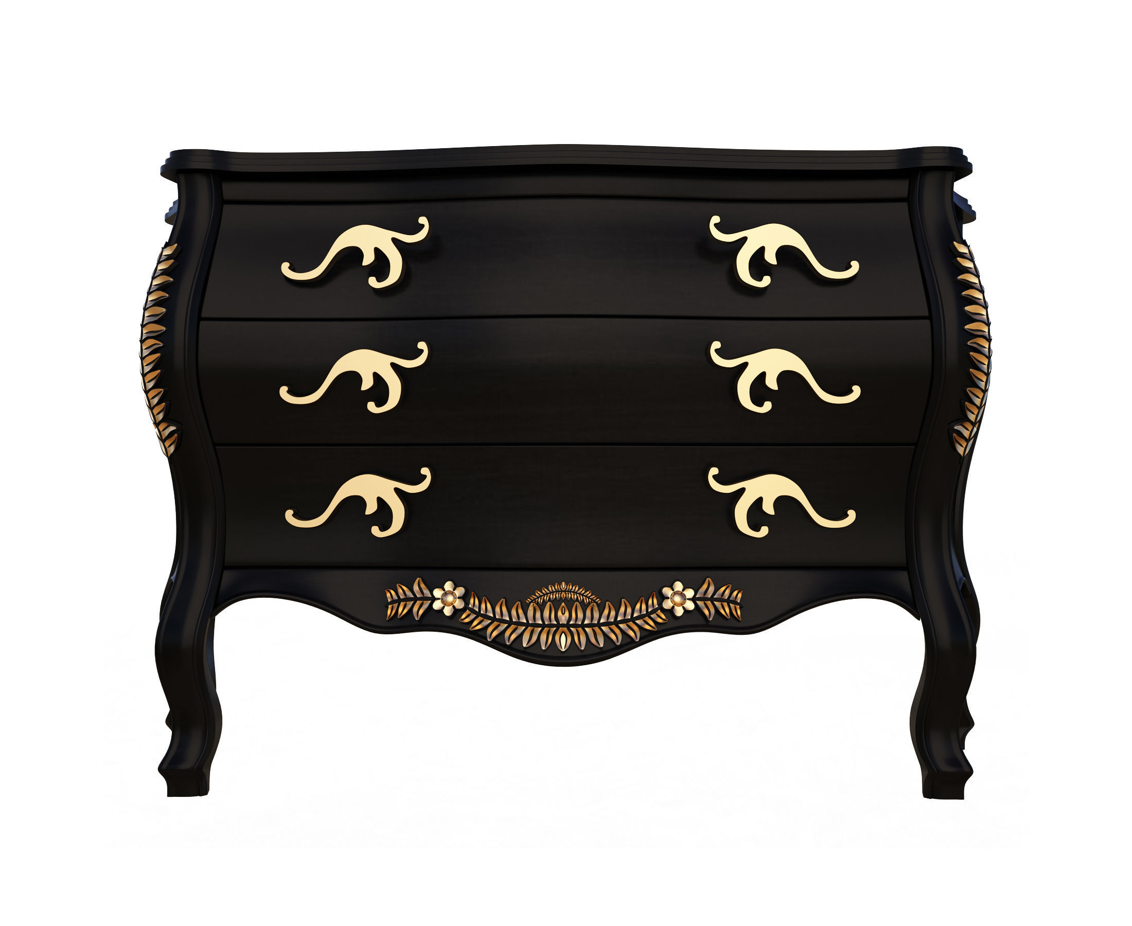 Classic Furniture Collection Low-poly 3D model_8