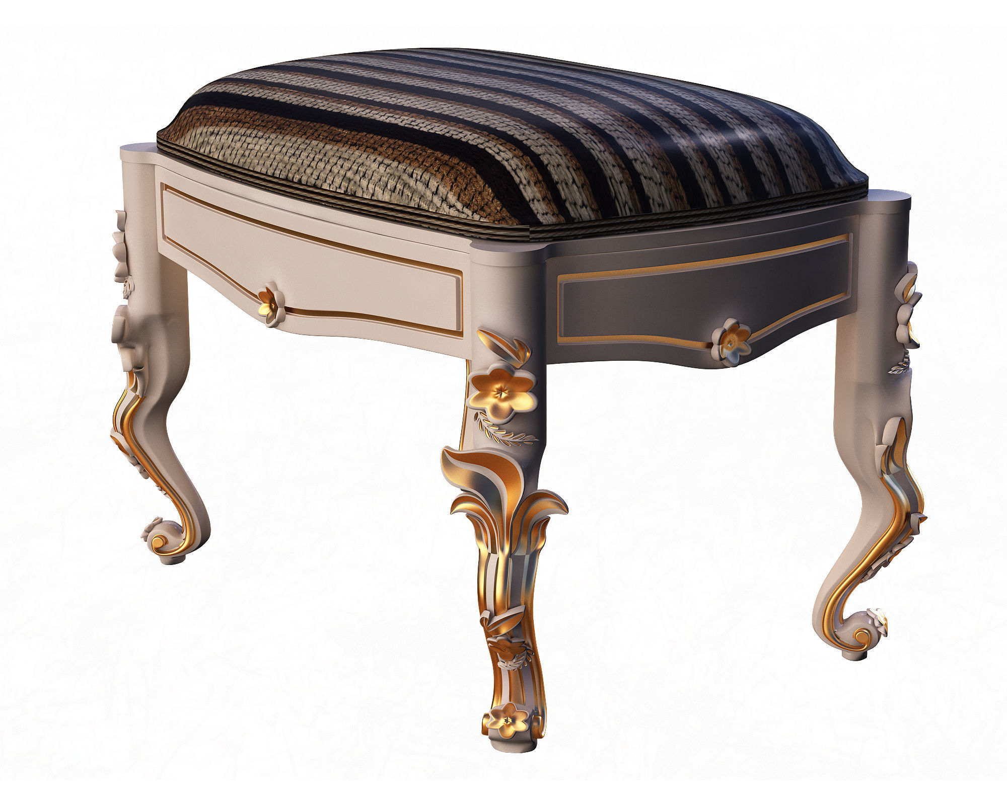 Classic Furniture Collection Low-poly 3D model_29