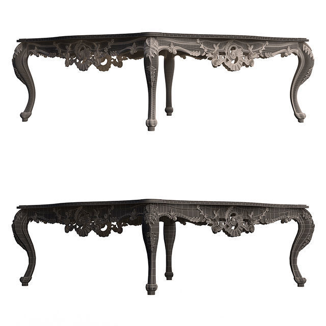 Classic Furniture Collection Low-poly 3D model_49