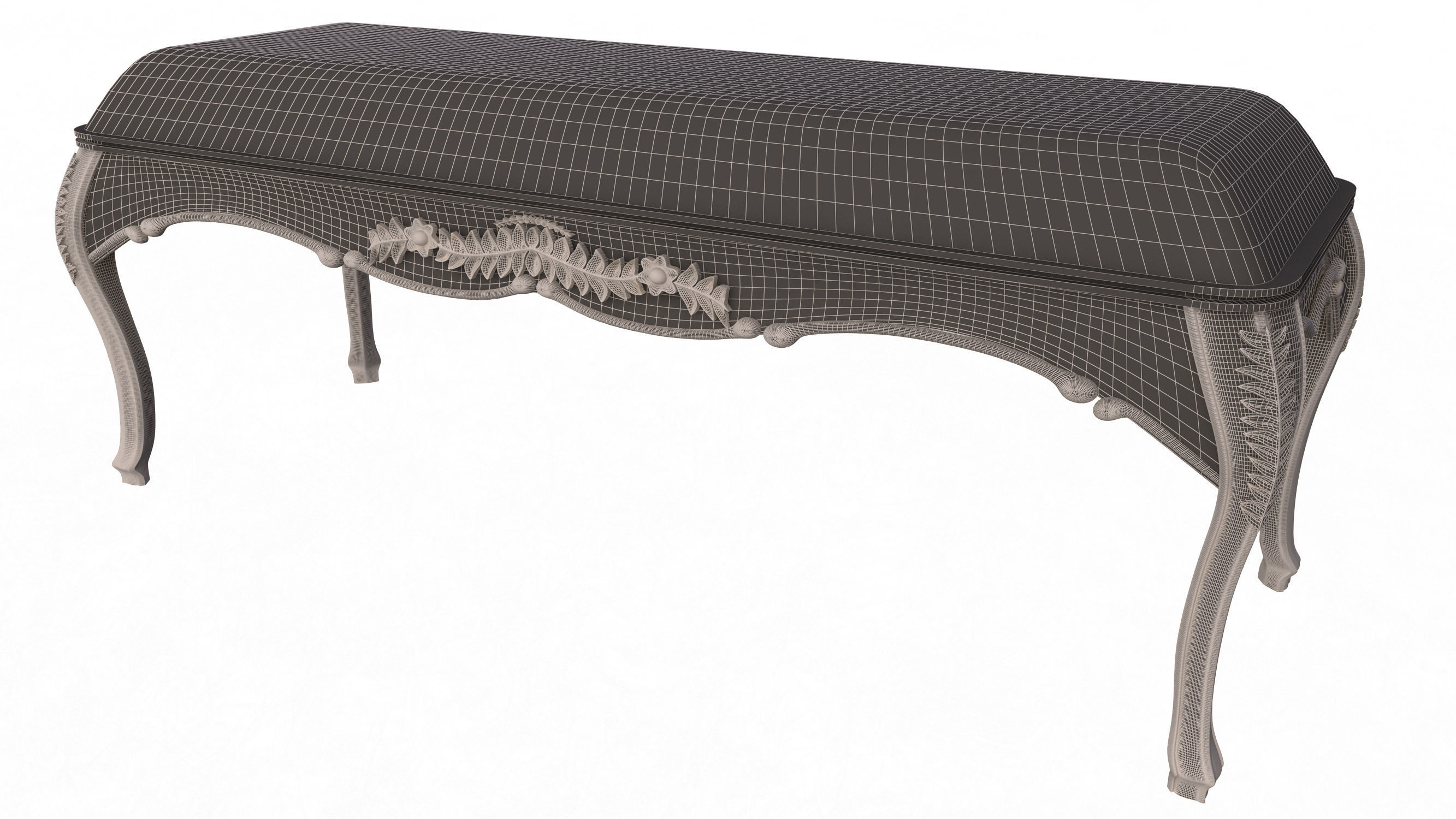 Classic Furniture Collection Low-poly 3D model_48