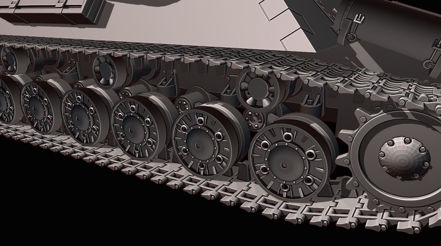 CT2 tanks 3D print model_9
