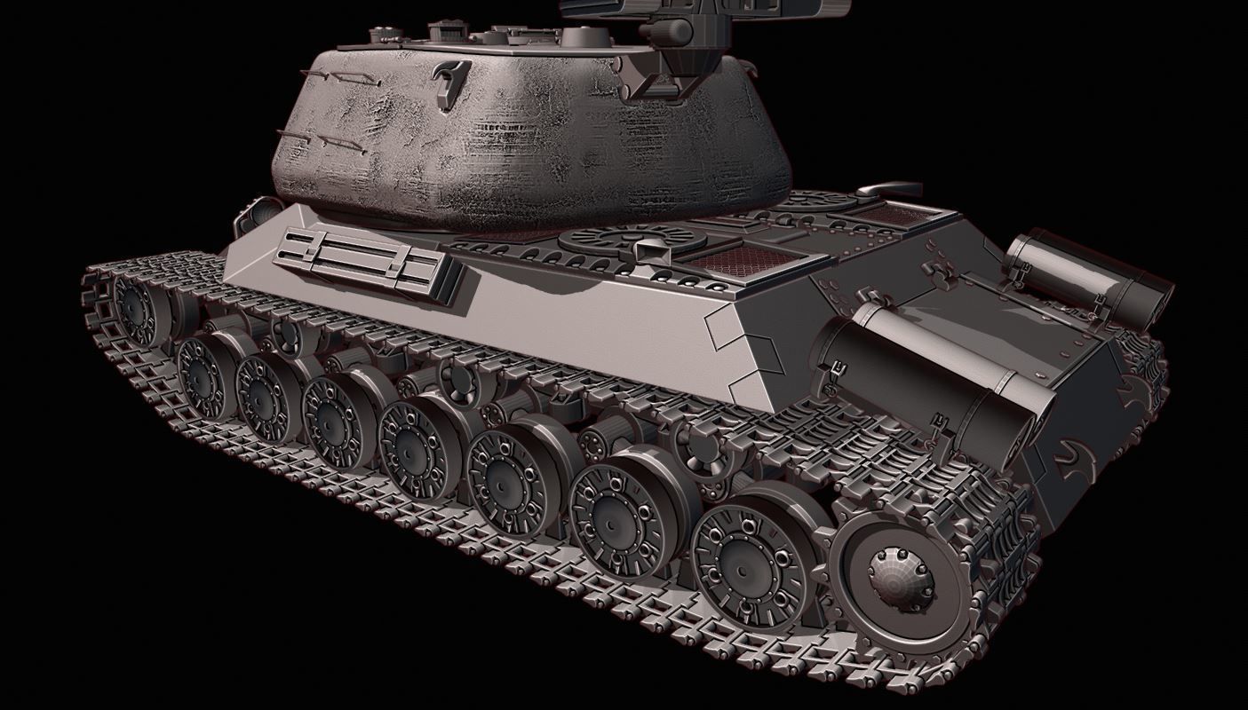 CT2 tanks 3D print model_17