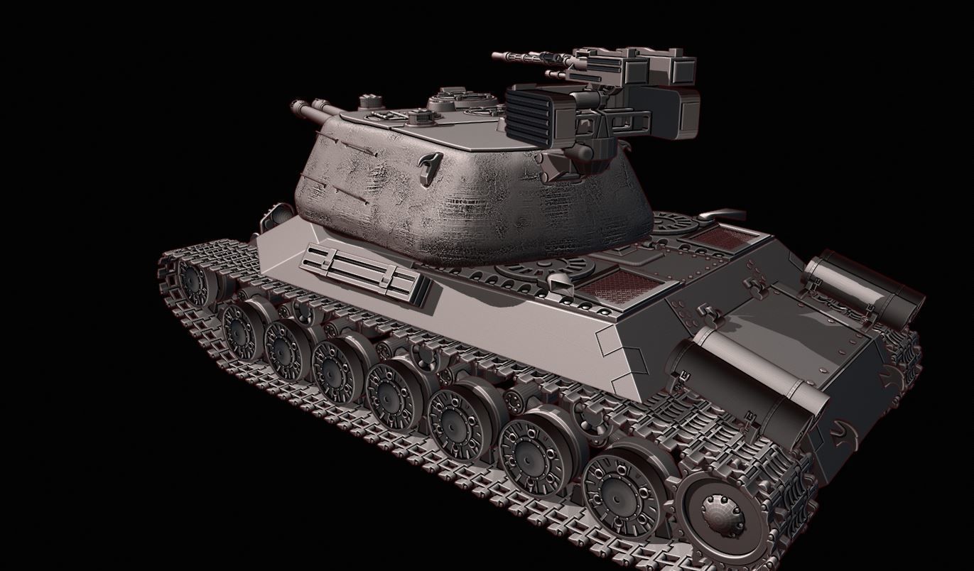 CT2 tanks 3D print model_22
