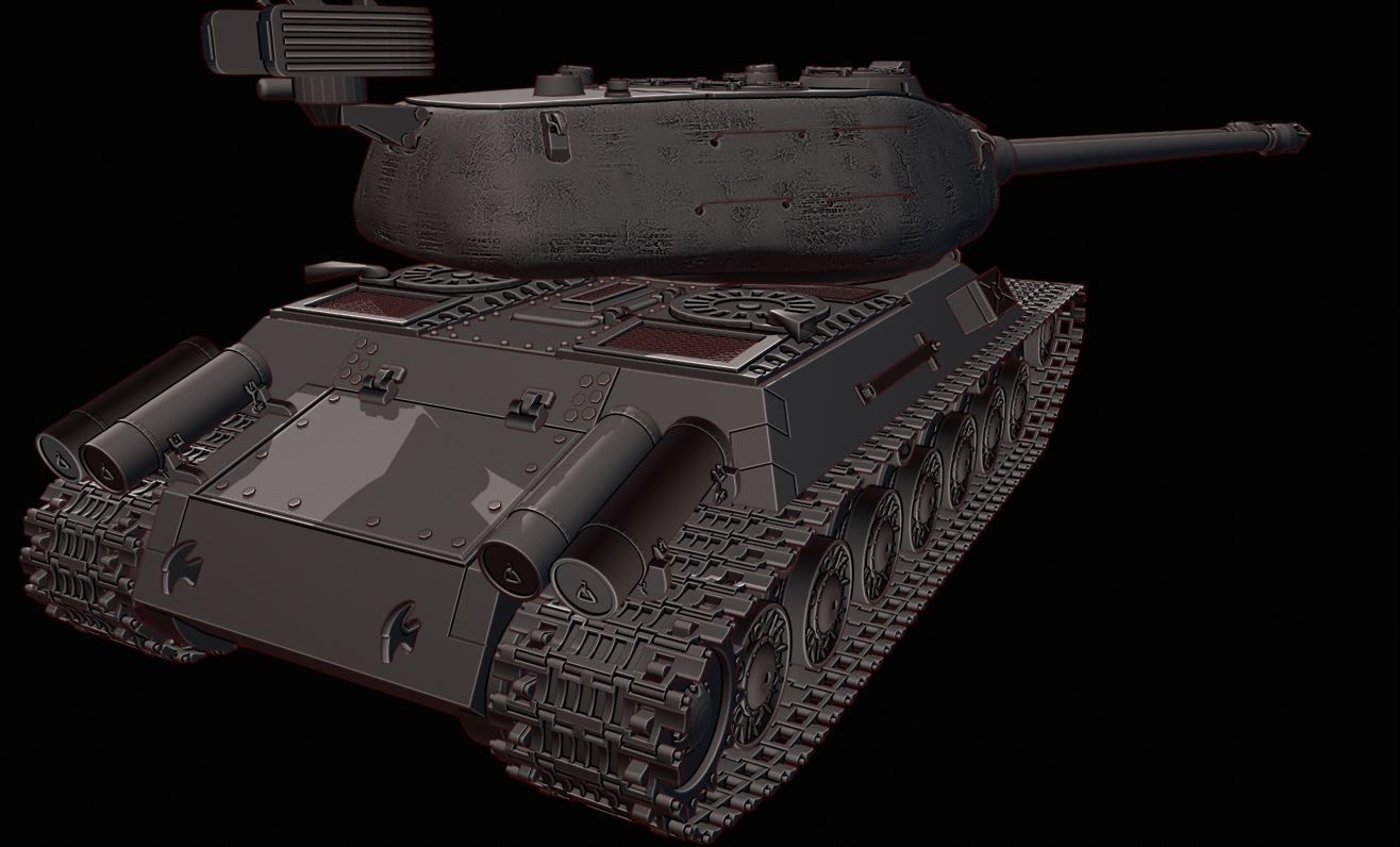 CT2 tanks 3D print model_18