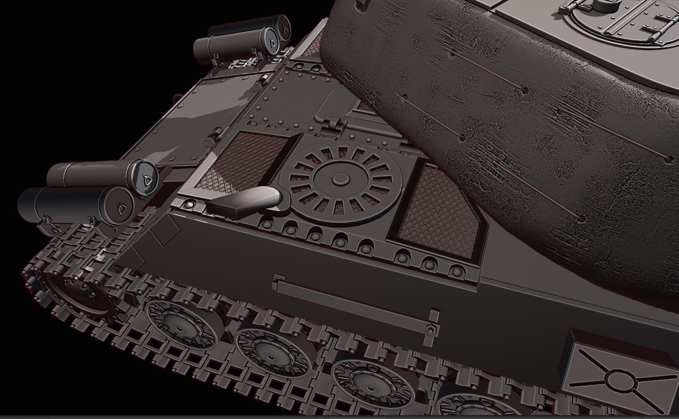 CT2 tanks 3D print model_12