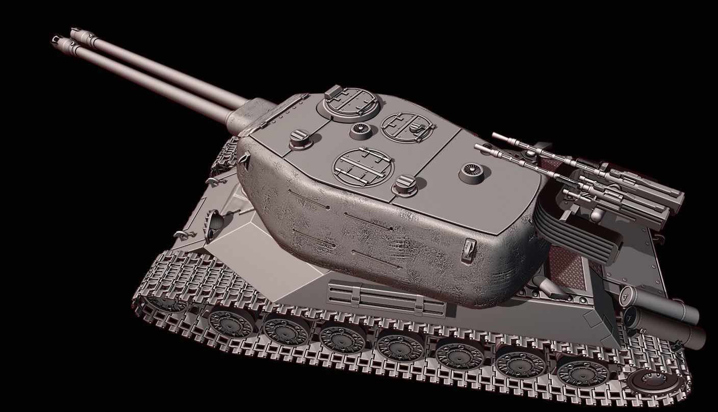 CT2 tanks 3D print model_23