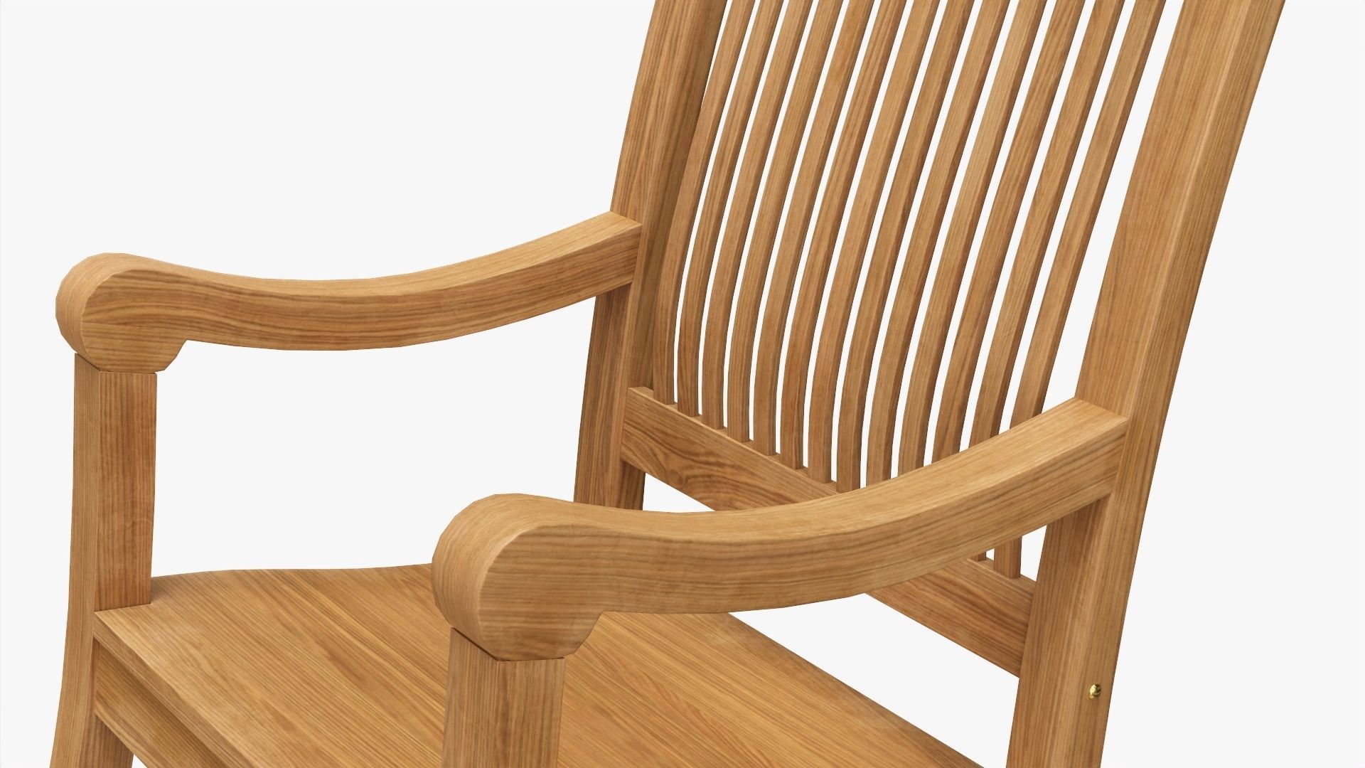 Rocking chair 02 3D model_3