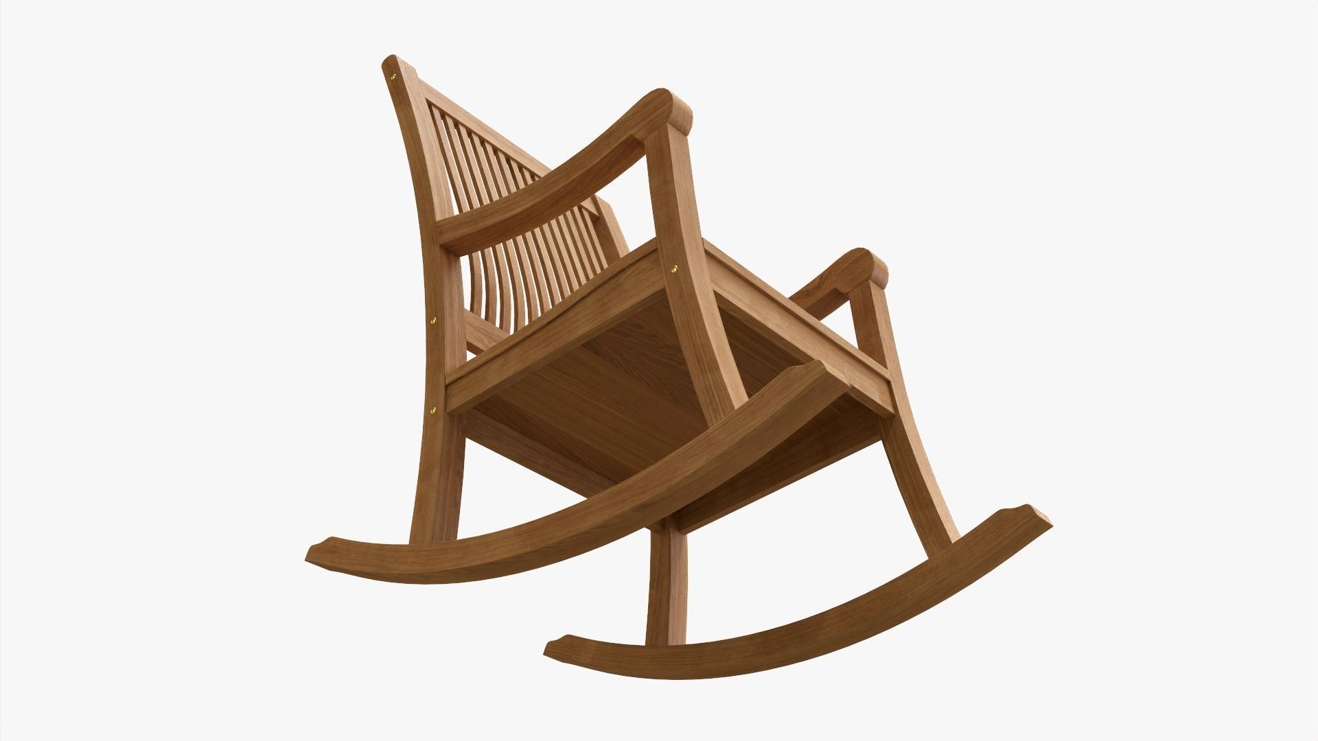 Rocking chair 02 3D model_2
