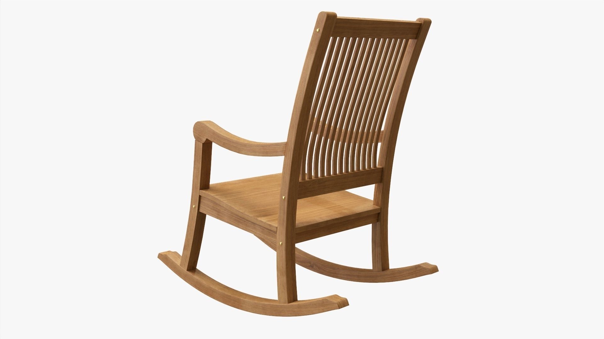 Rocking chair 02 3D model_1