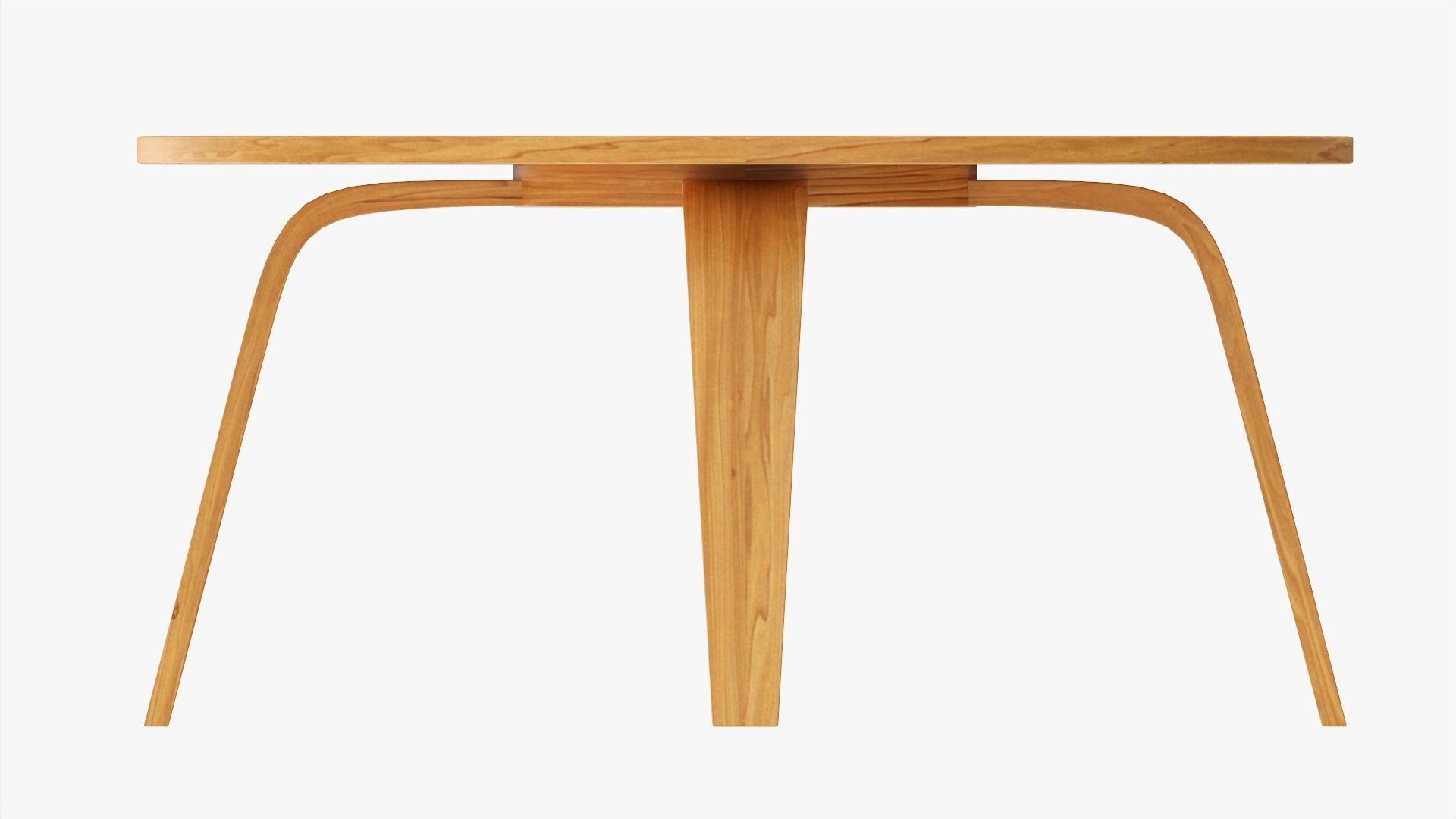 Round coffee table 02 3D model_4