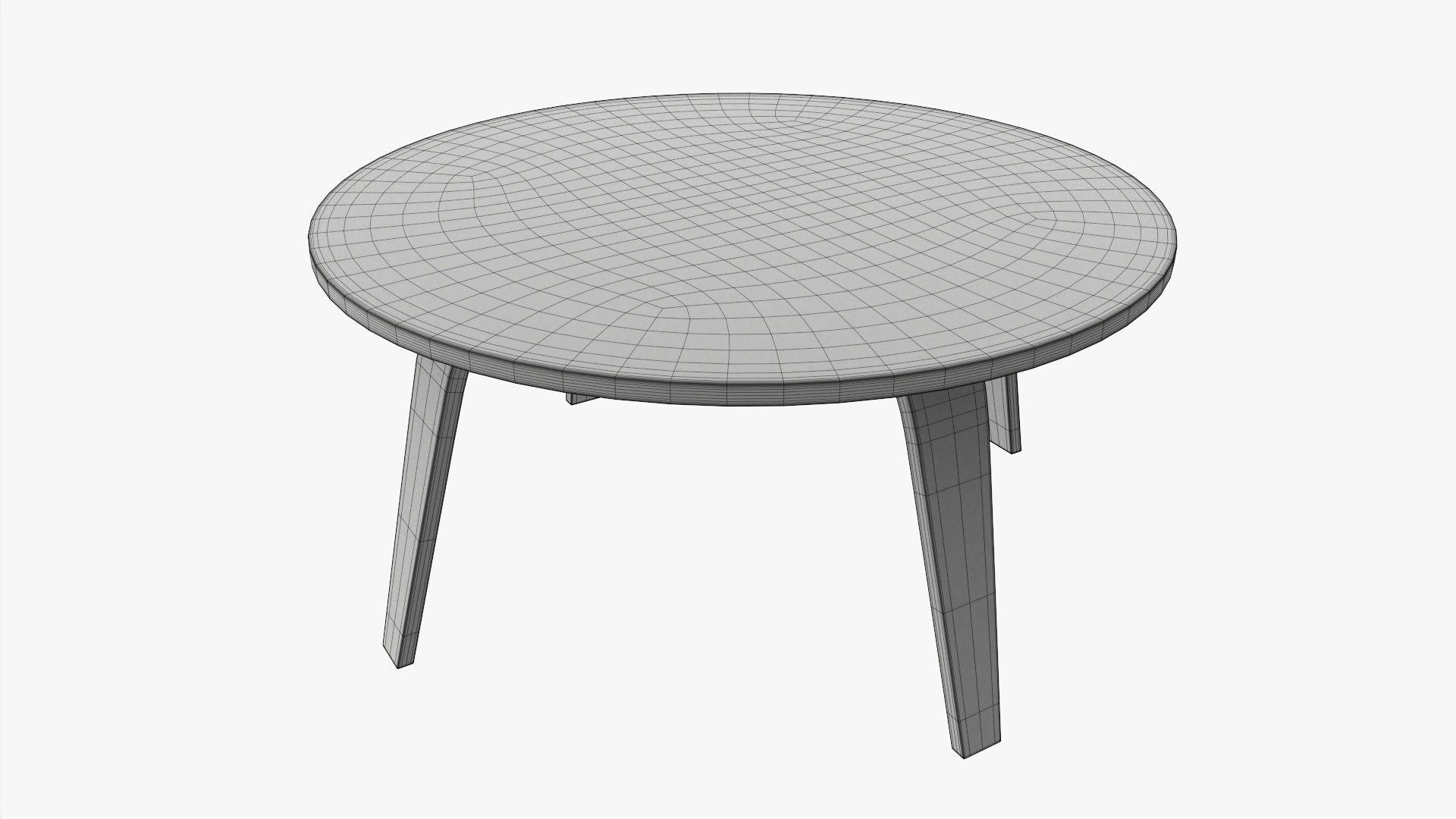 Round coffee table 02 3D model_5