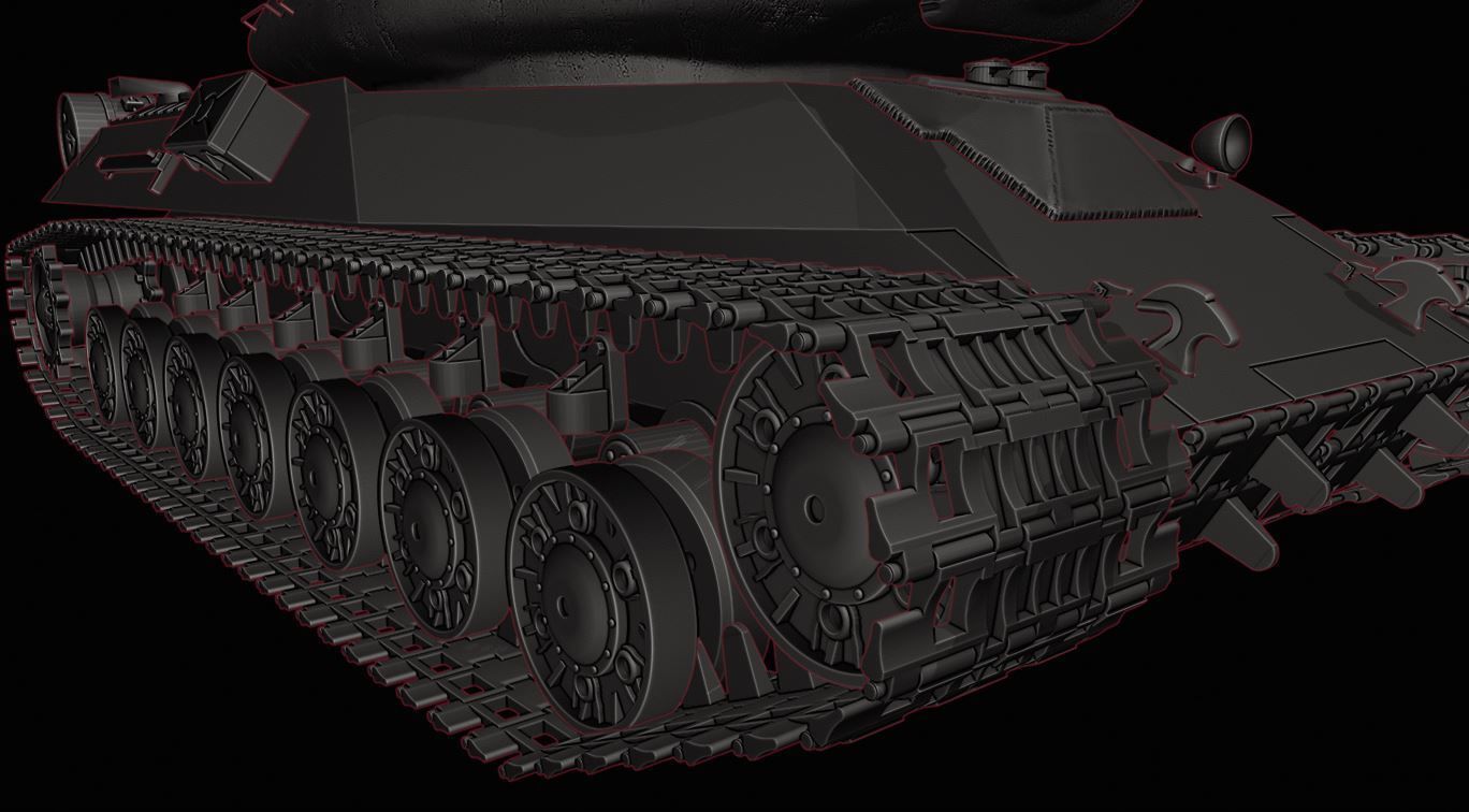 is4 tanks 3D print model_16
