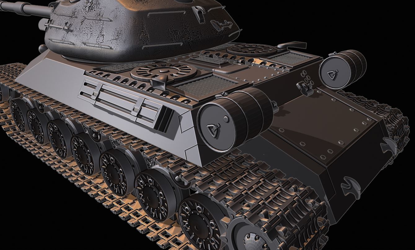is4 tanks 3D print model_9