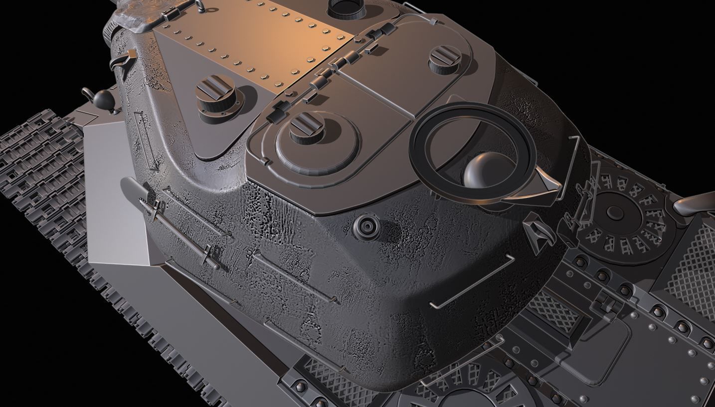 is4 tanks 3D print model_8