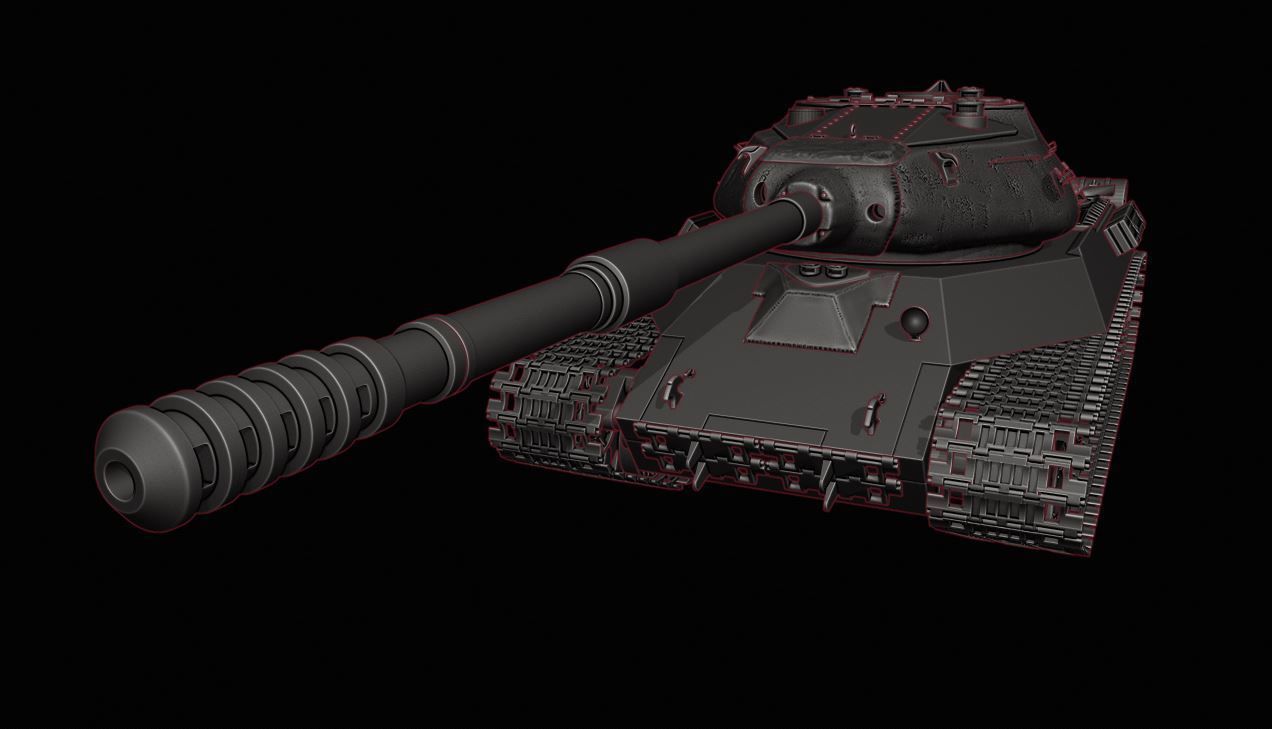 is4 tanks 3D print model_11
