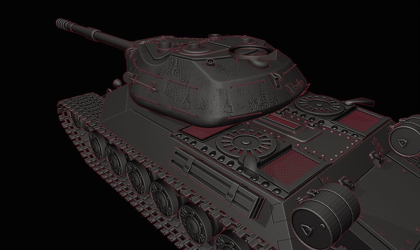 is4 tanks 3D print model_15