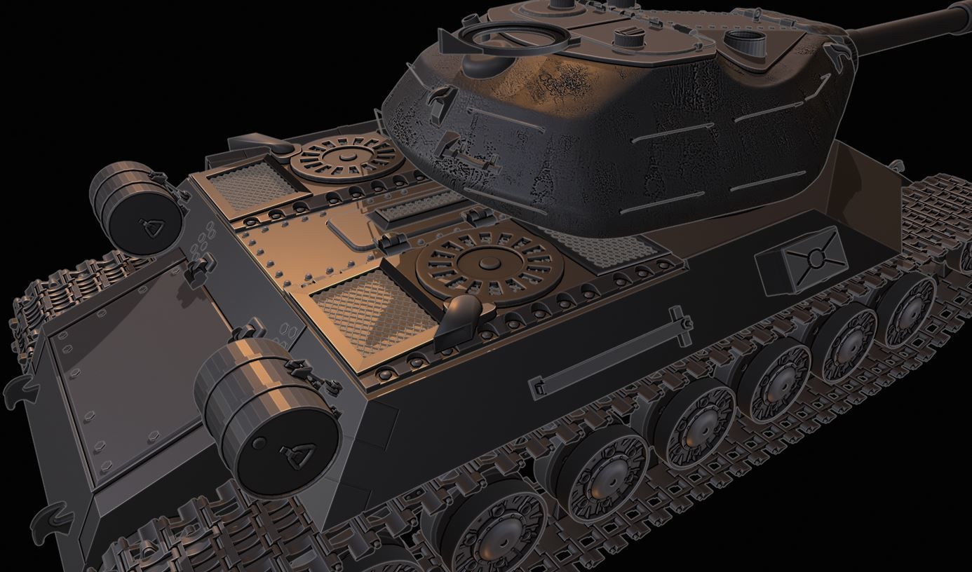is4 tanks 3D print model_2