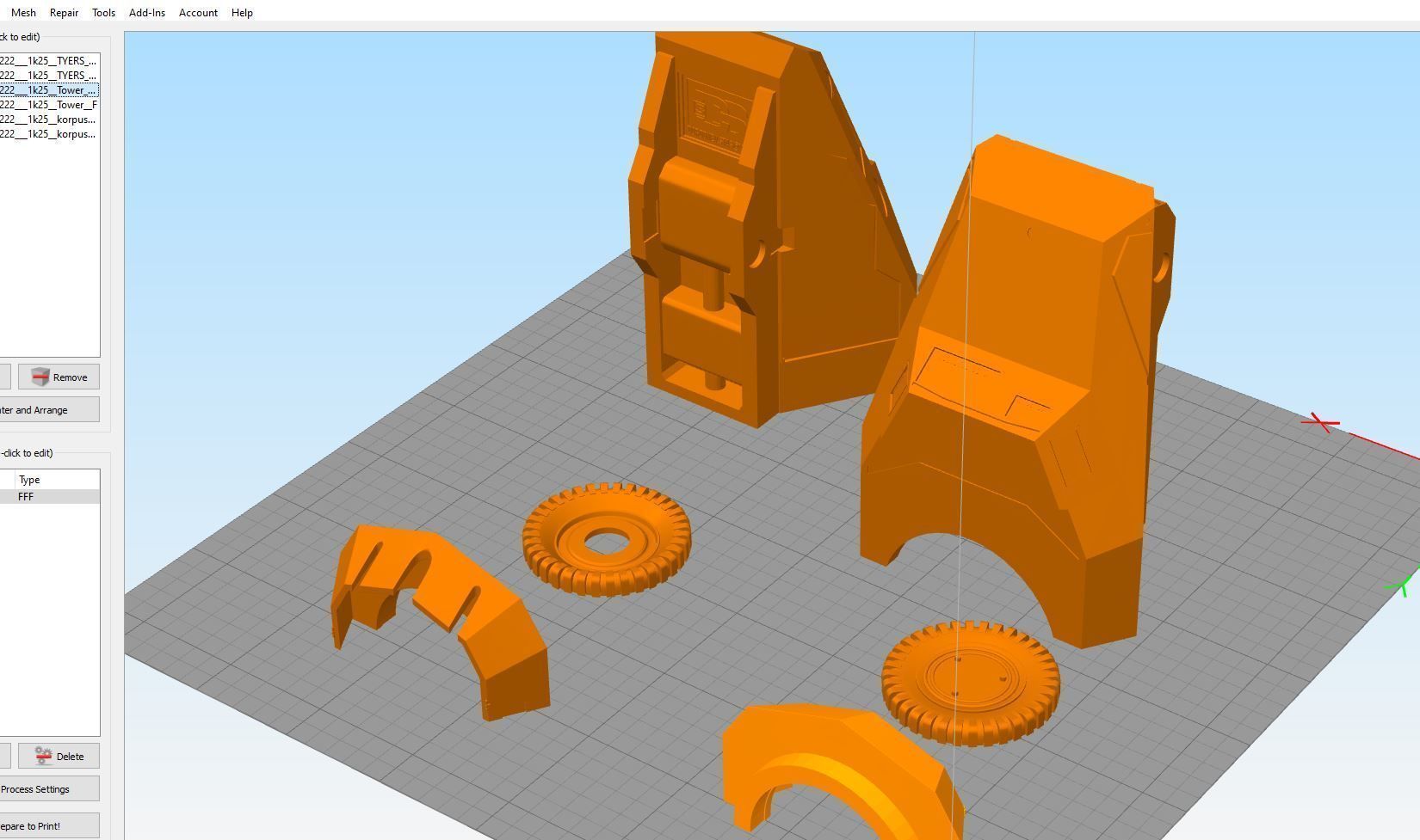 SDFKZ222 truck tanks 3D print model_10