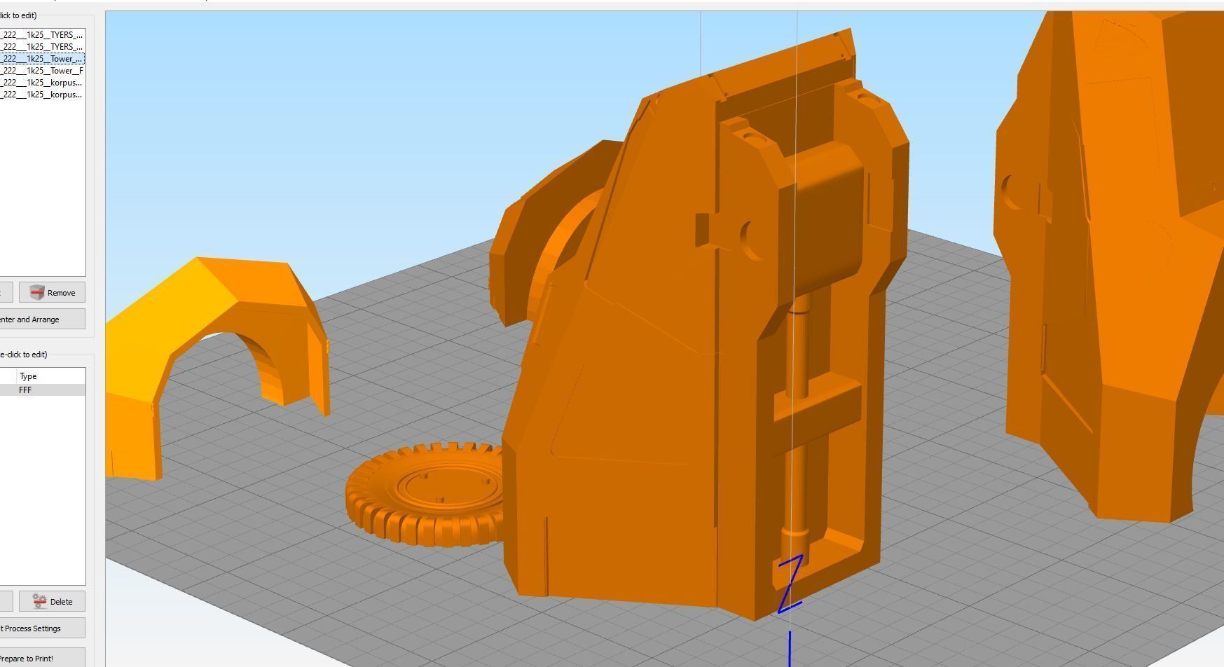 SDFKZ222 truck tanks 3D print model_11