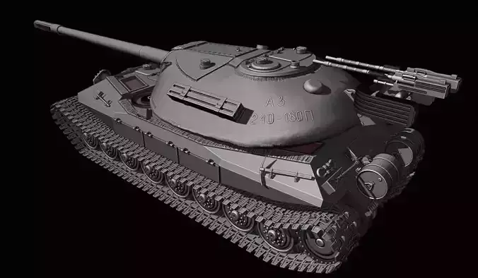 Object 705 tanks 3D print model