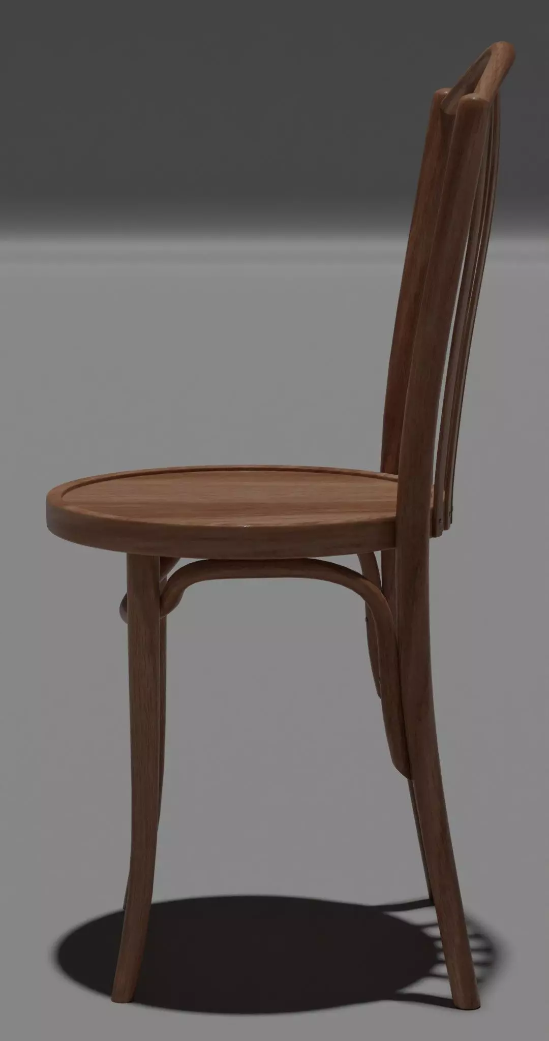chair checkered 3D model_0