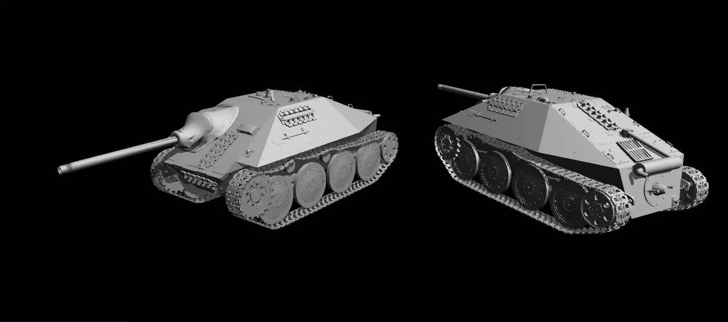 Hetzer tanks 3D print model