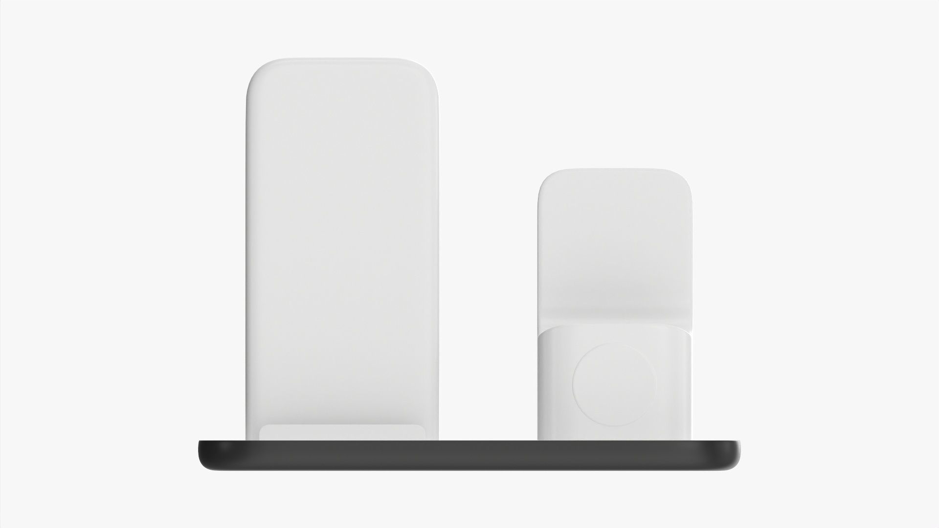 Wireless charging base 3-in-1 3D model_5