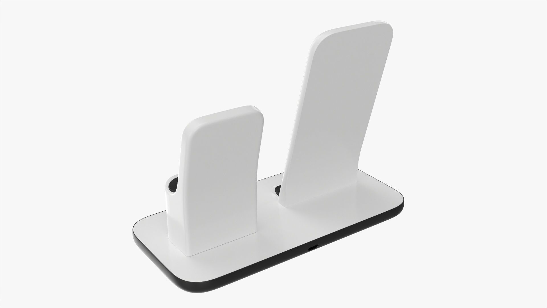 Wireless charging base 3-in-1 3D model_1
