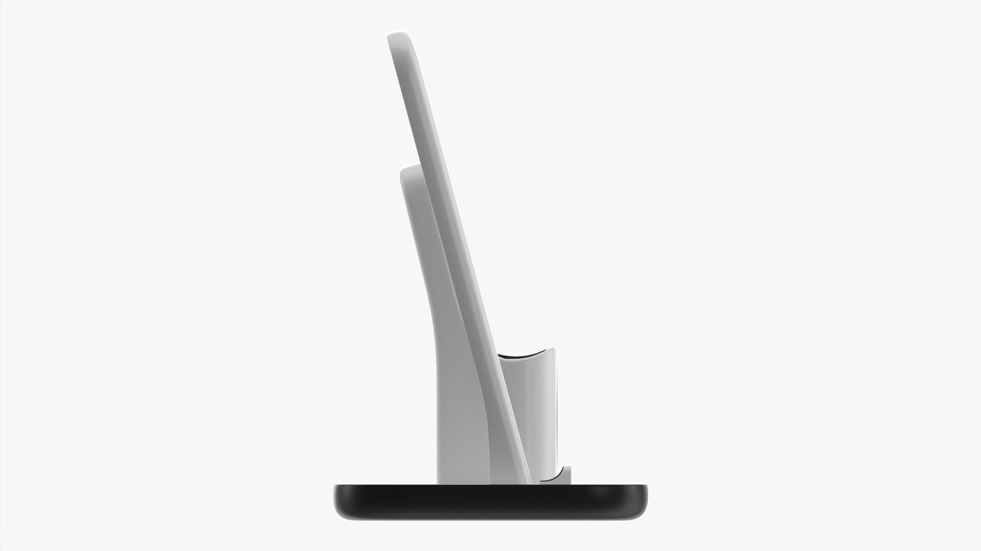 Wireless charging base 3-in-1 3D model_6