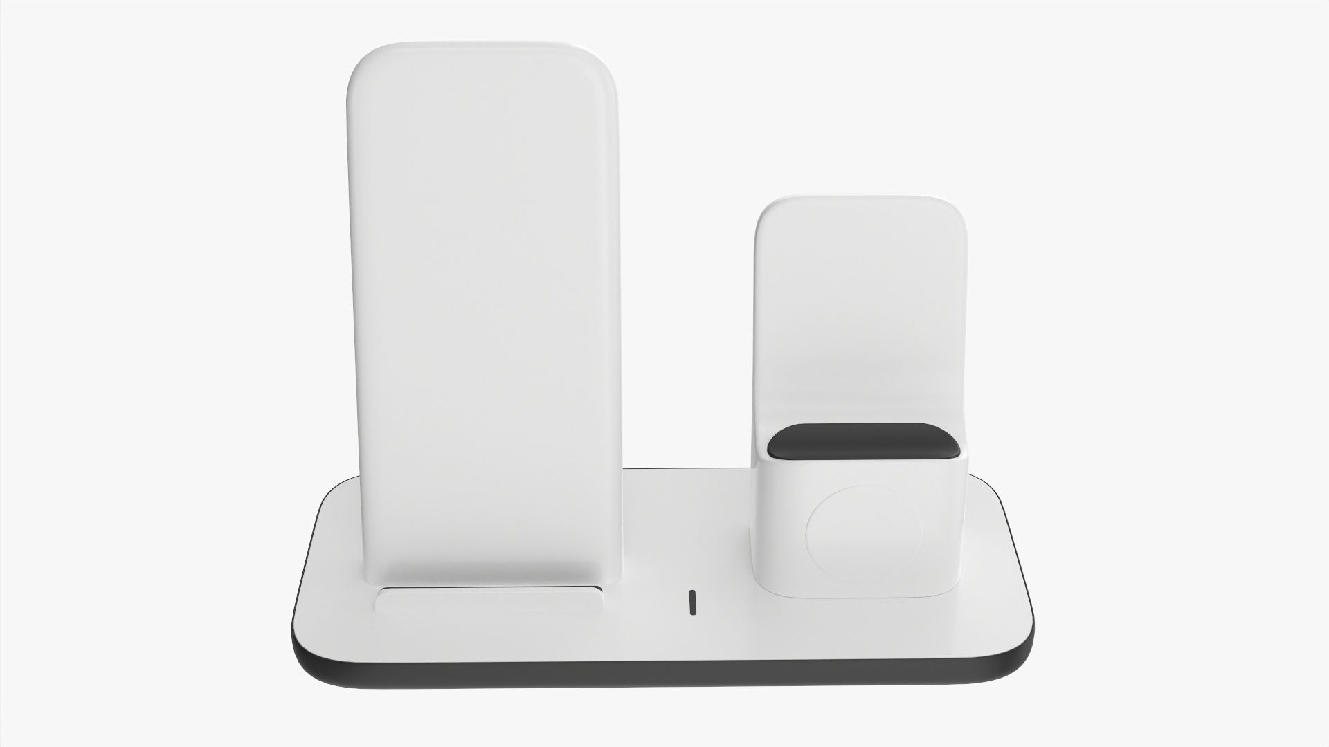 Wireless charging base 3-in-1 3D model_3