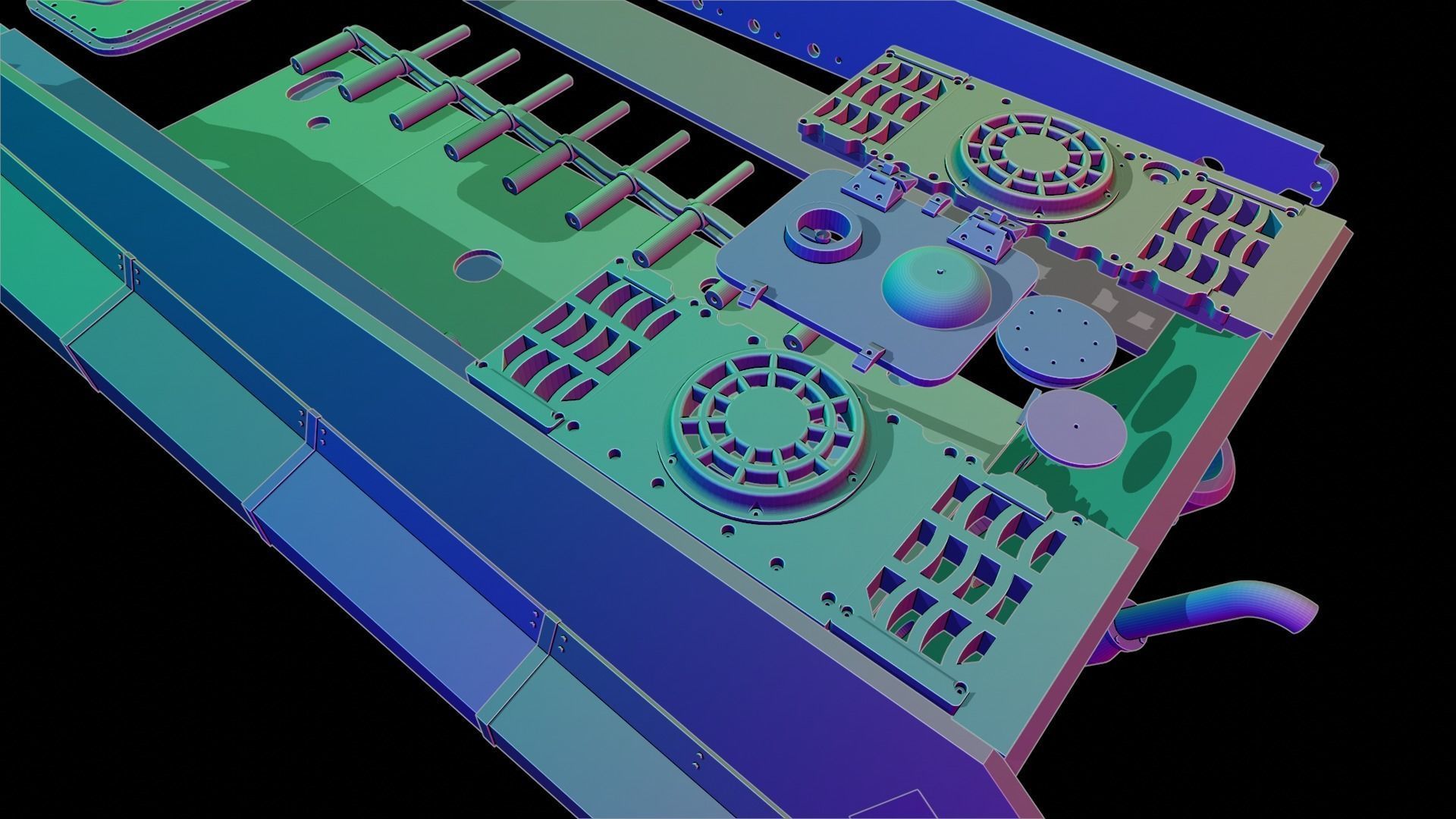King Tiger 2 tanks 3D print model_11