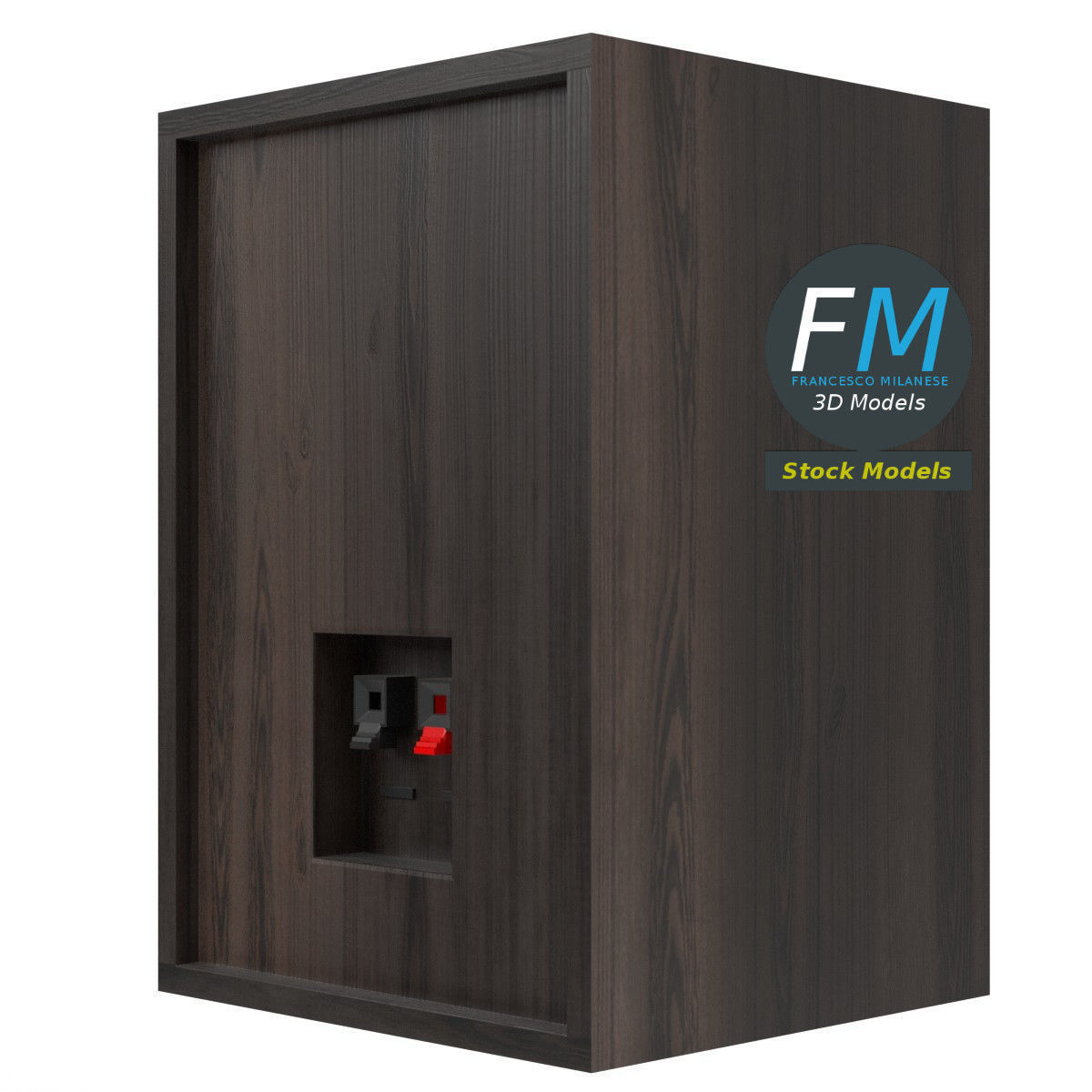 Audio speaker 3D model_4