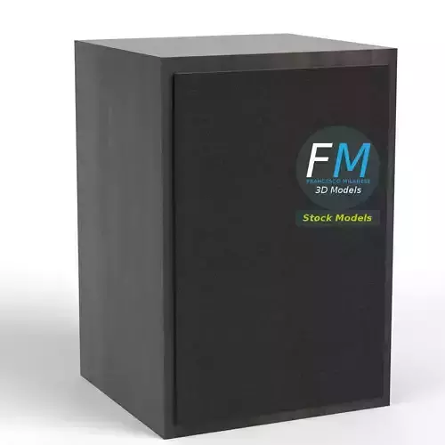 Audio speaker 3D model