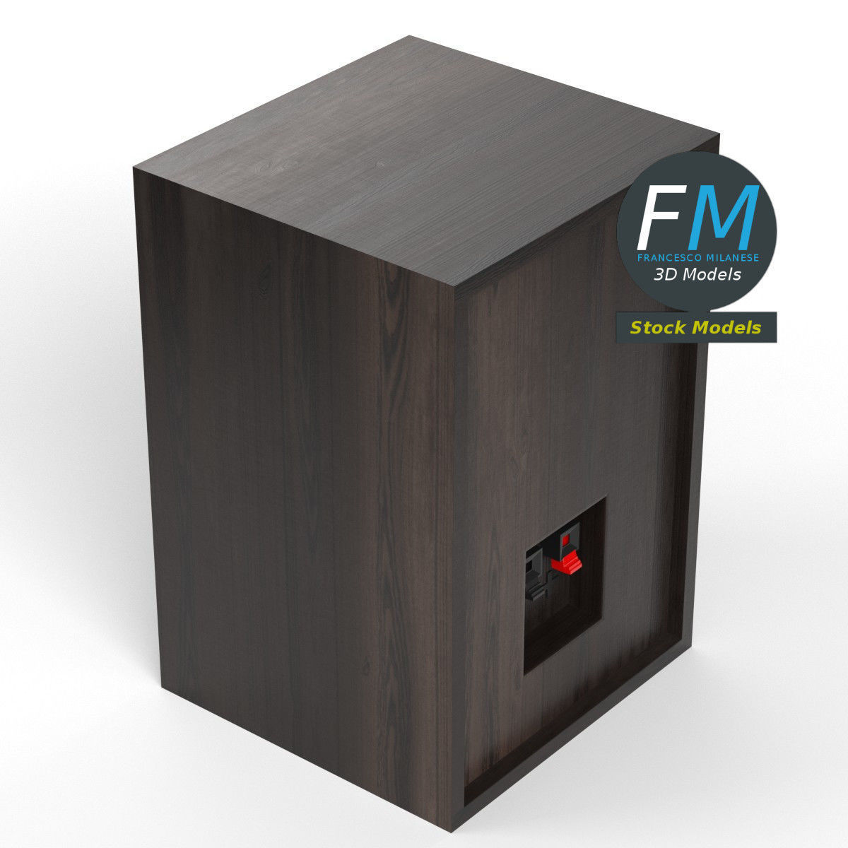 Audio speaker 3D model_2