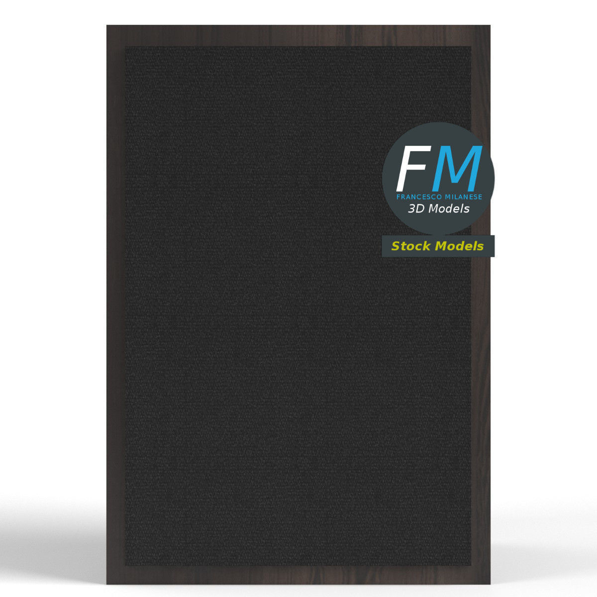 Audio speaker 3D model_3