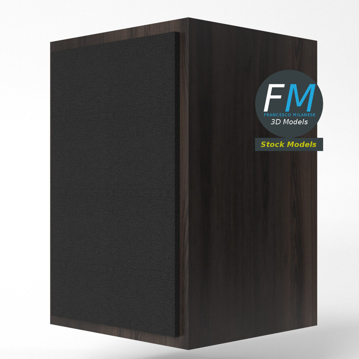 Audio speaker 3D model_5