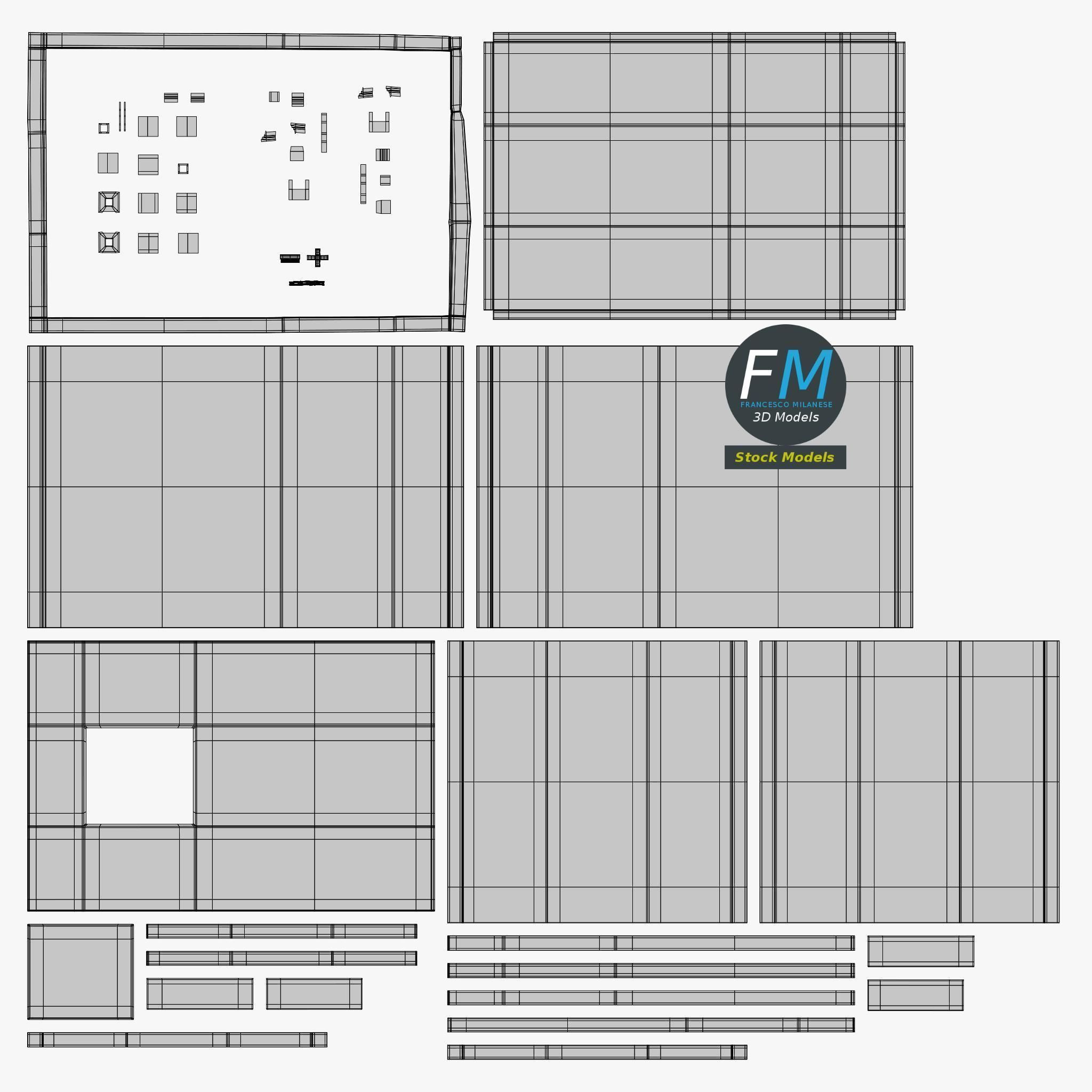 Audio speaker 3D model_11