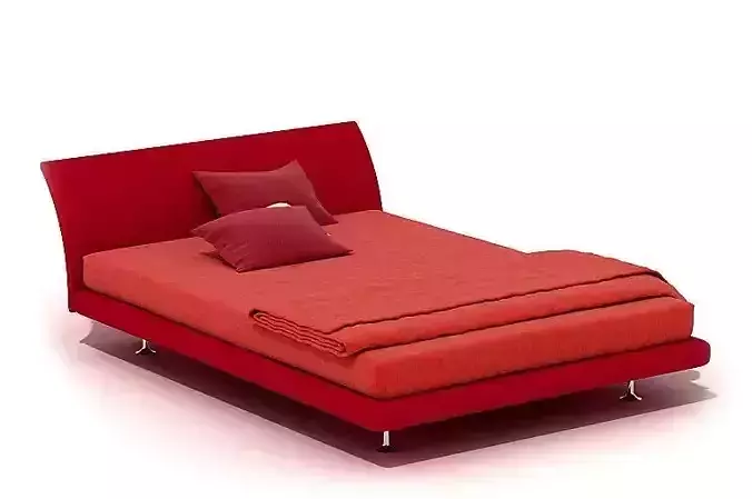 Sleigh Platform Bed