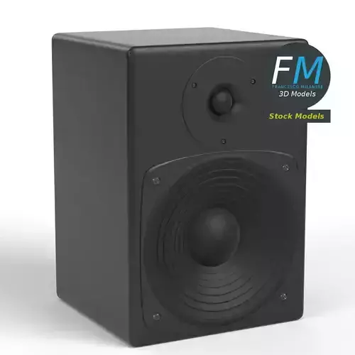 2-way studio monitor speaker