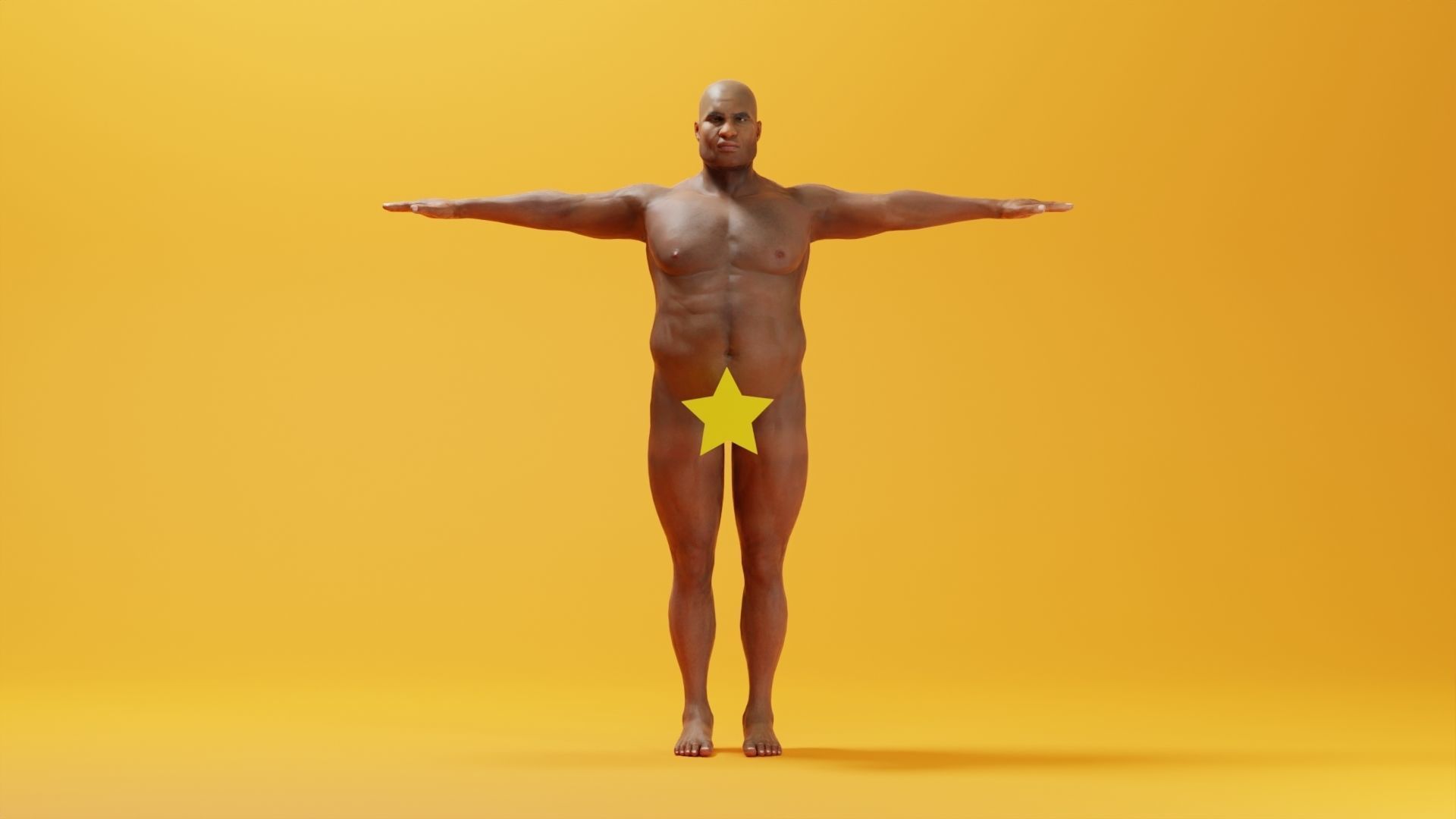 Realistic Male Character - Remano 3D model_2