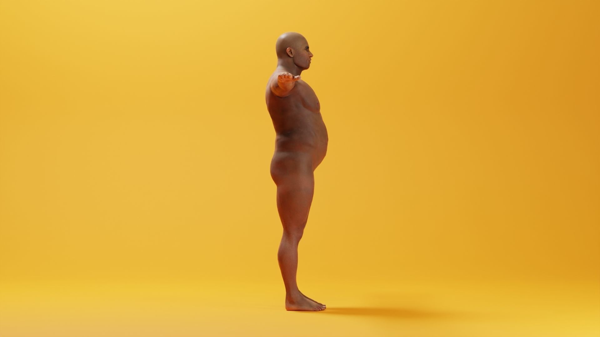 Realistic Male Character - Remano 3D model_3