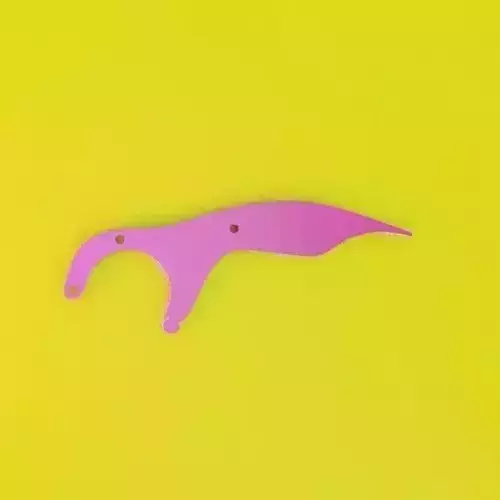 REUSABLE FLOSSER - FLOSS HOLDER 3D print model REUSABLE FLOSSER - FLOSS HOLDER 3D print model