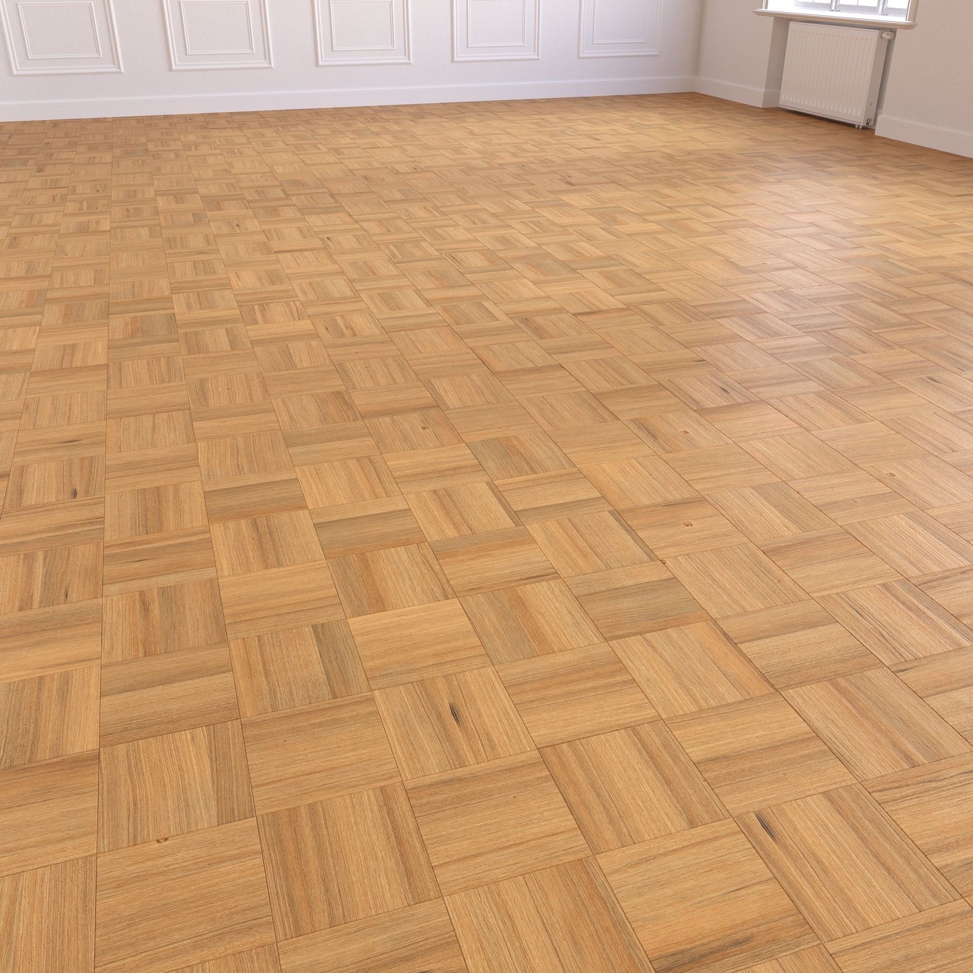 Parquet - Laminate - Wooden floor 2 in 1 Low-poly 3D model_5