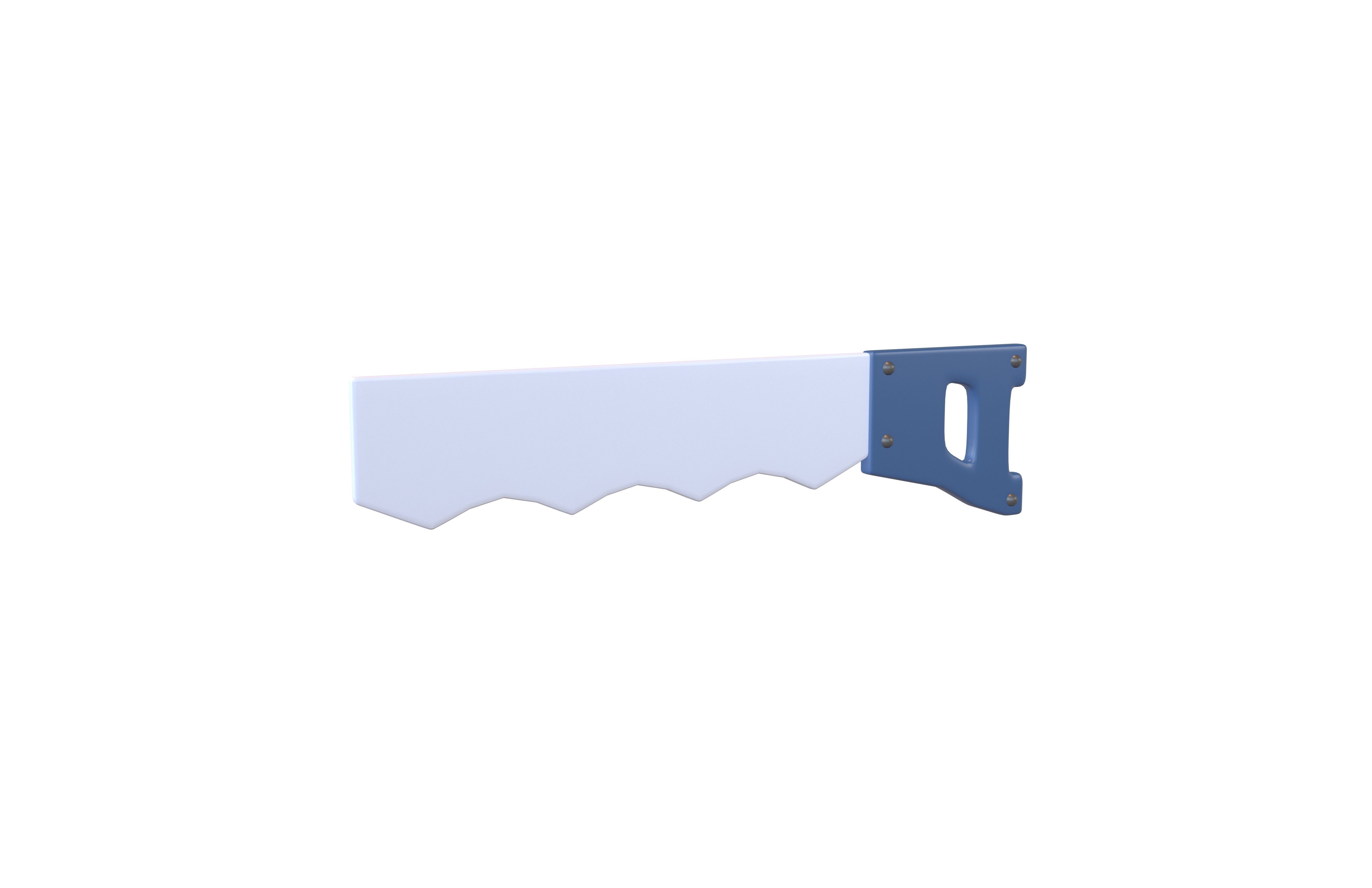 Cartoon Hand Saw v1 001 Low-poly 3D model_4