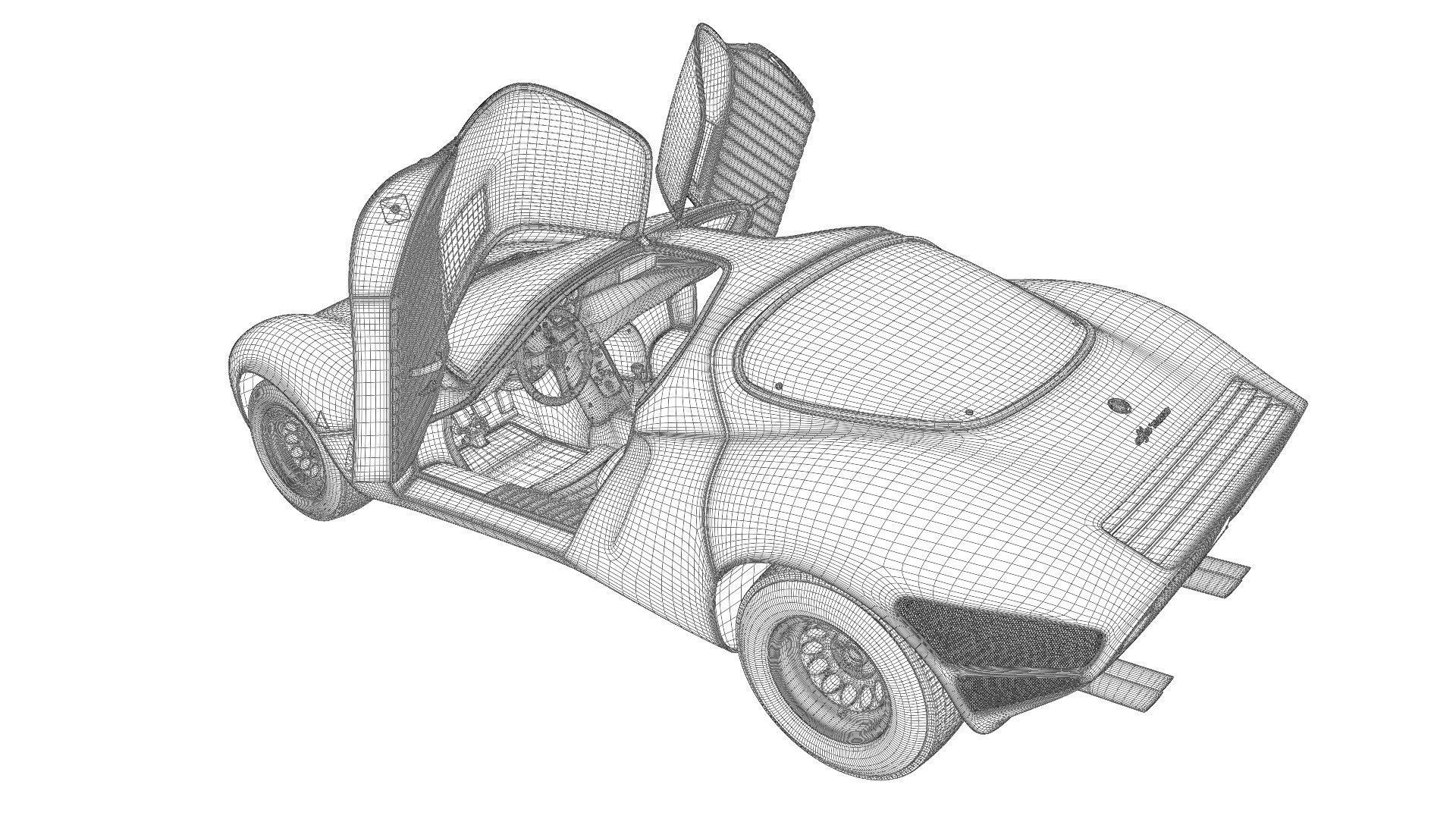 1967 Alfa Romeo Tipo 33 Stradale 3D model_12