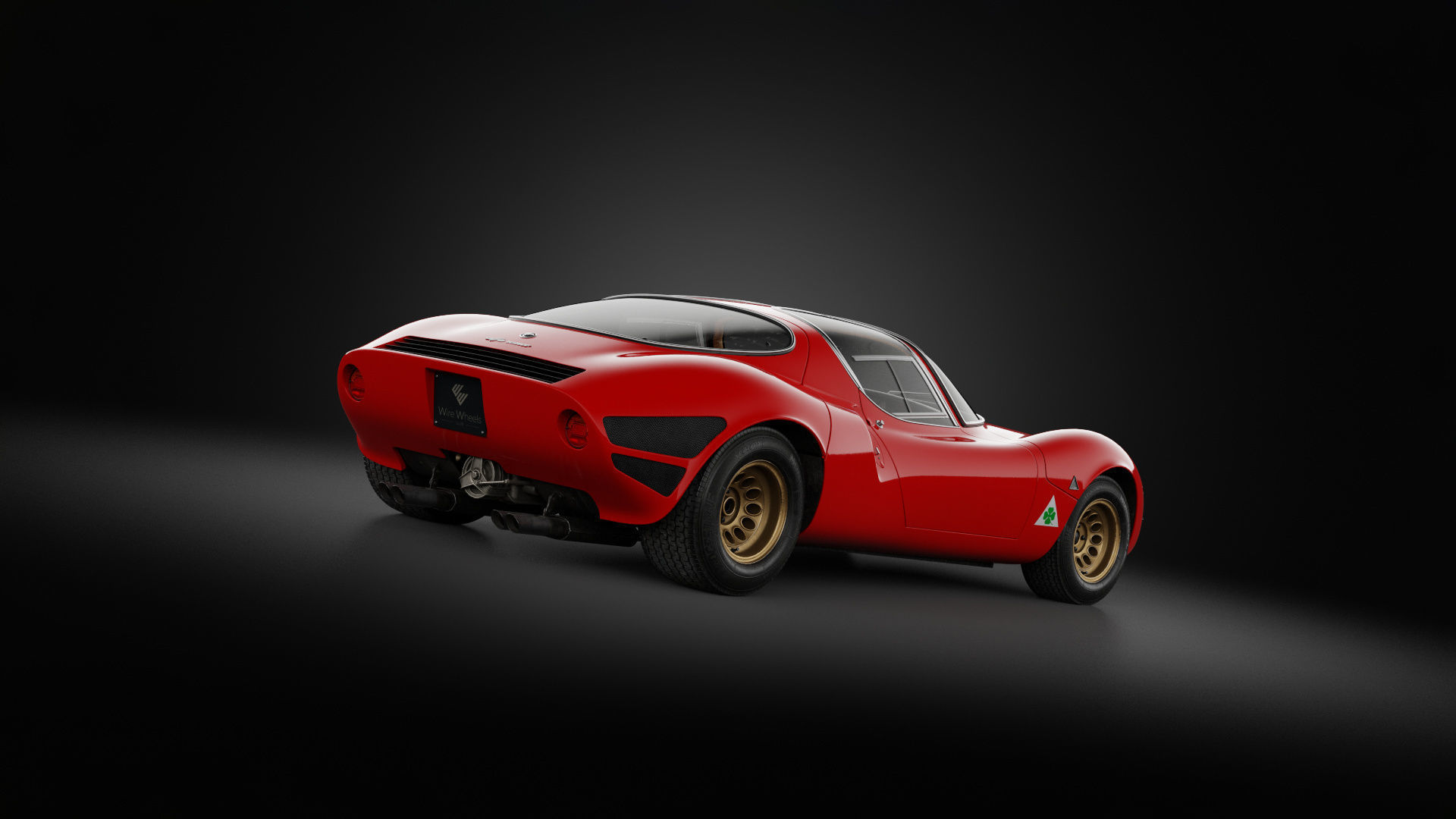 1967 Alfa Romeo Tipo 33 Stradale 3D model_3