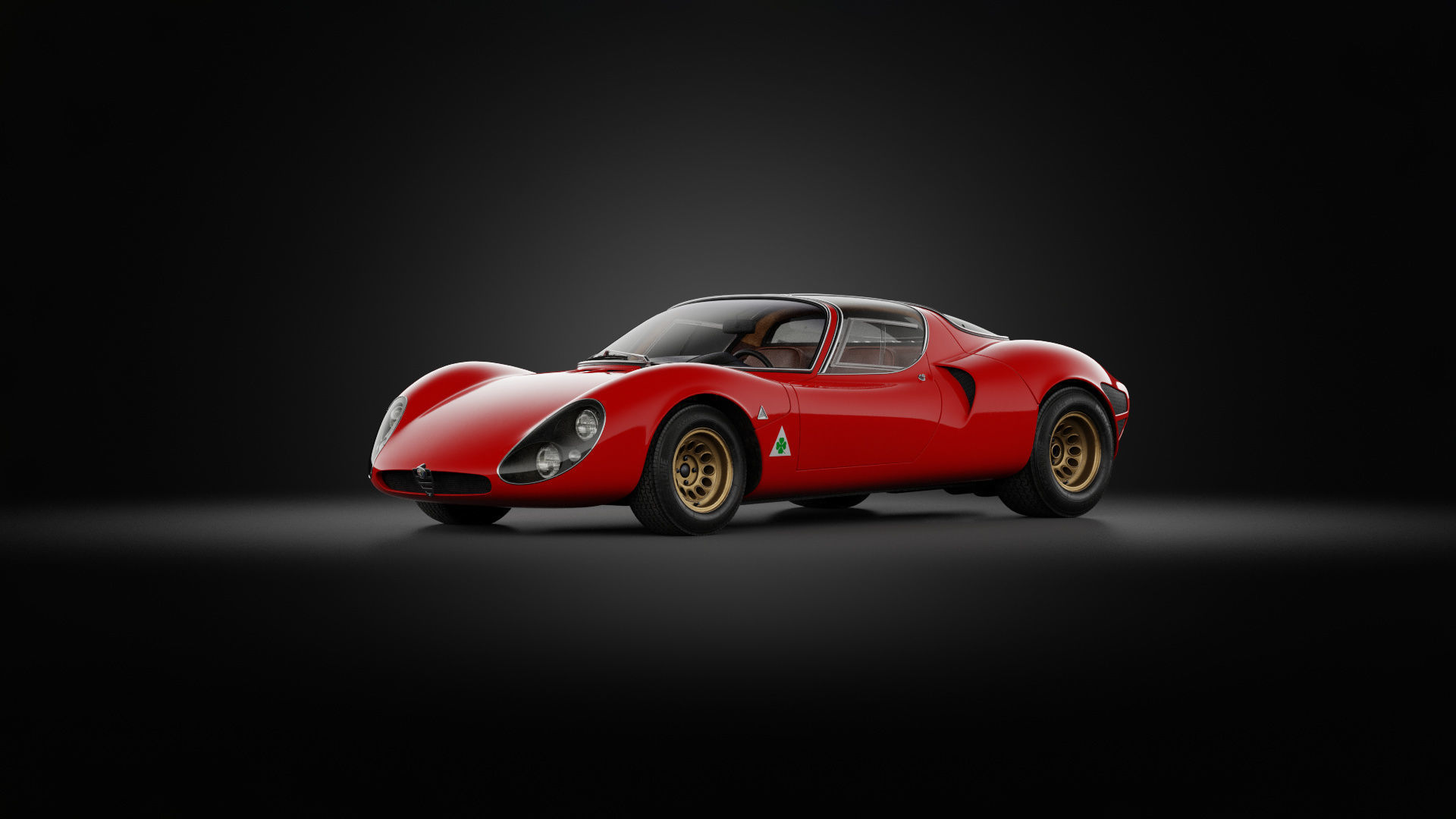 1967 Alfa Romeo Tipo 33 Stradale 3D model_1