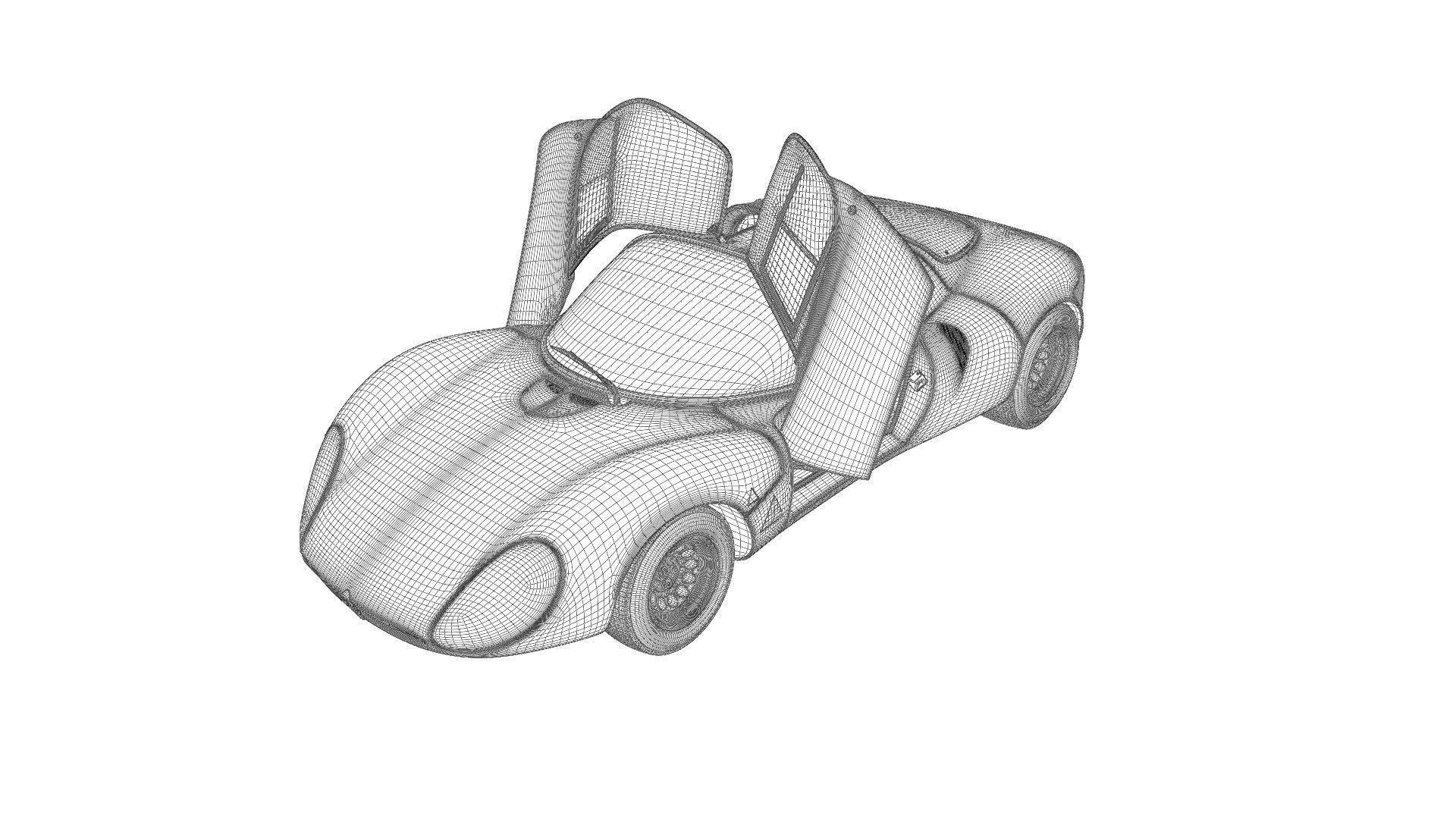 1967 Alfa Romeo Tipo 33 Stradale 3D model_11